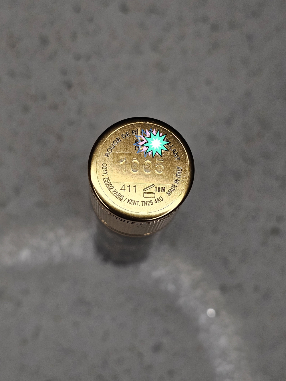 Gucci Rouge de Beauté Brilliant Lipstick 411 Emmy Petals - Picture 5 of 7